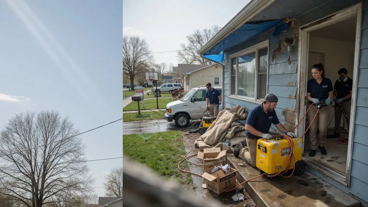 Basement Flood Cleanup in Greenfield, MA near me